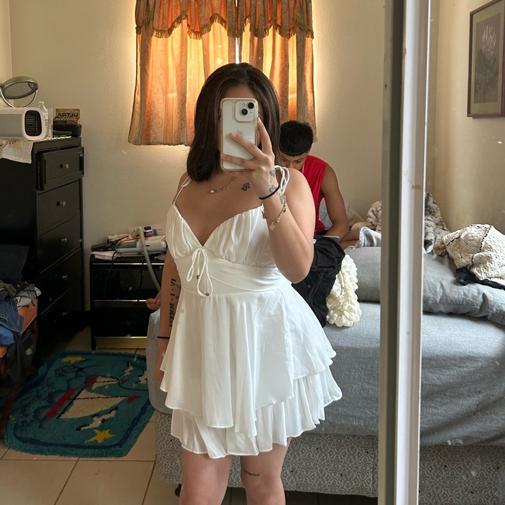 white romper